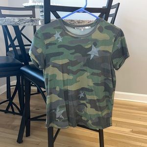 PAM & GELA camouflage and star Tee